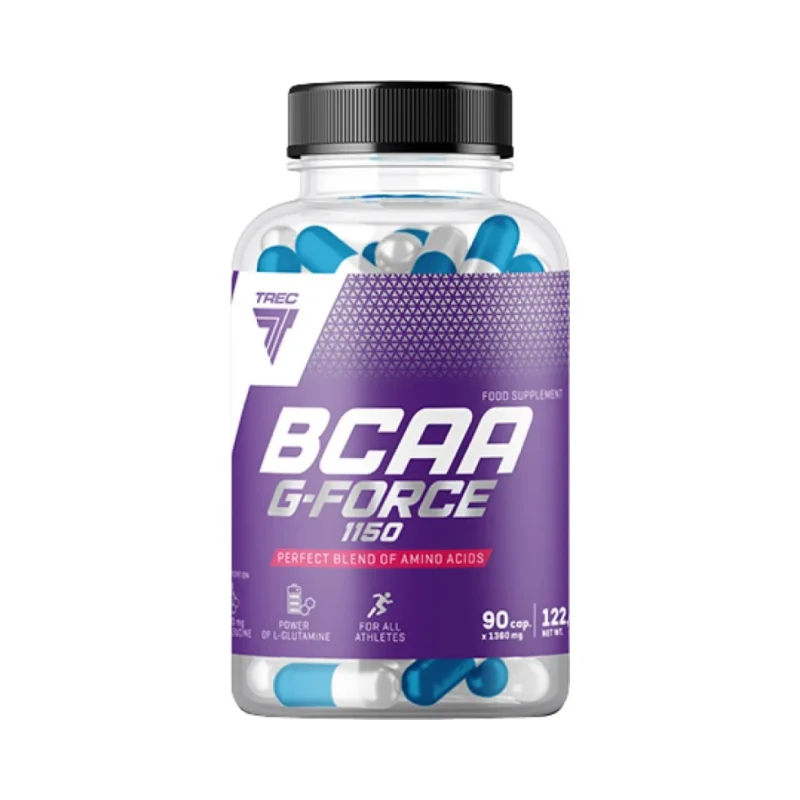 BCAA G-Force 1150 | BCAA + Glutamine Caps / 180 капсули, 30 дози - Trec Nutrition