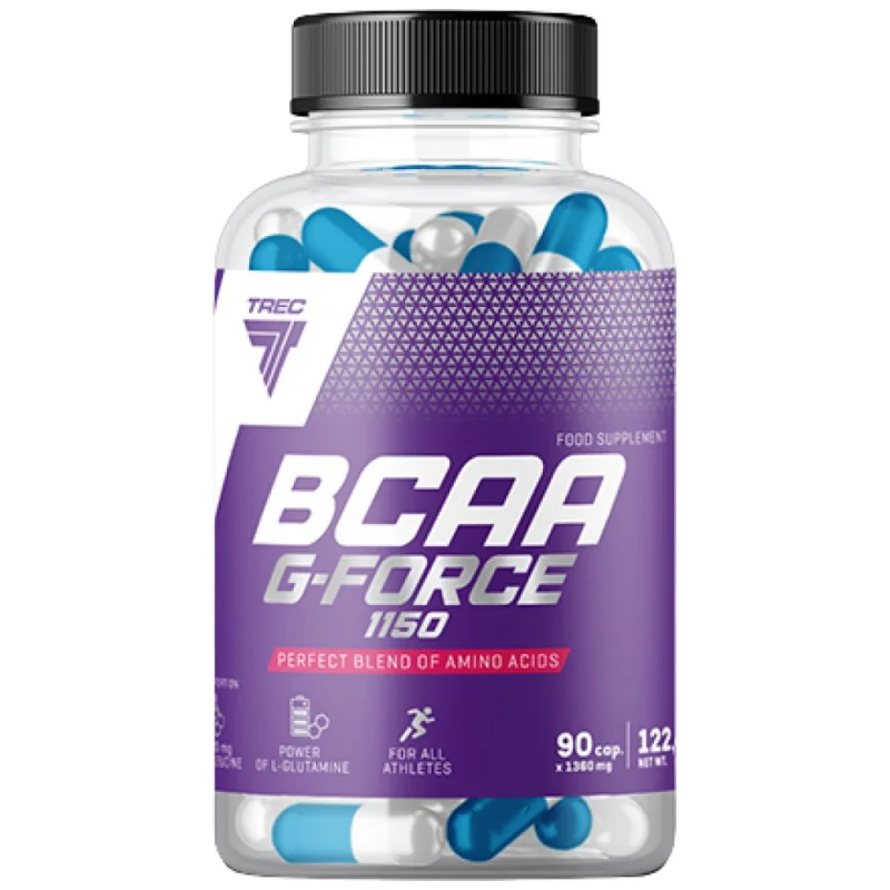 BCAA G-Force 1150 | BCAA + Glutamine Caps / 360 капсули, 60 дози