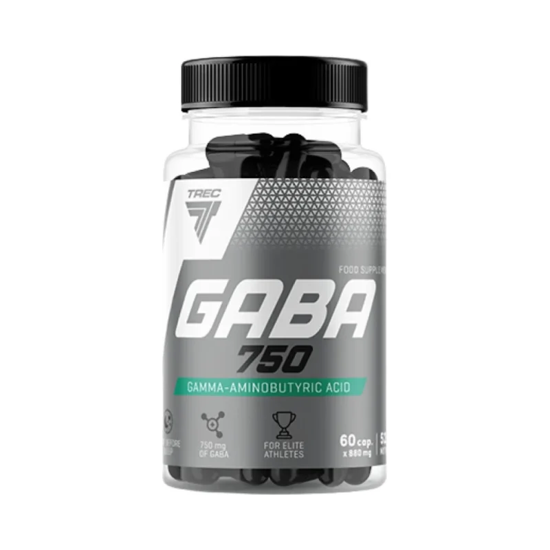 GABA 750 mg / 60 капсули, 60 дози - Trec Nutrition