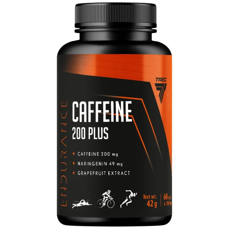 Caffeine 200 Plus | Endurance / 60 капсули, 60 дози