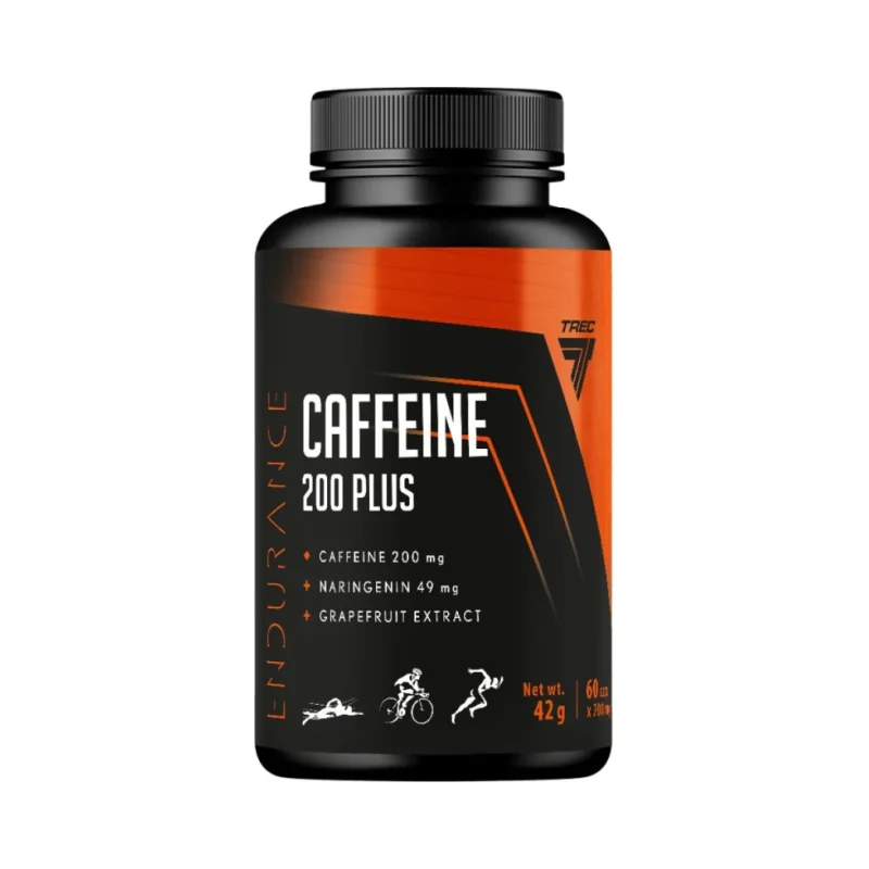 Caffeine 200 Plus | Endurance / 60 капсули, 60 дози - Trec Nutrition