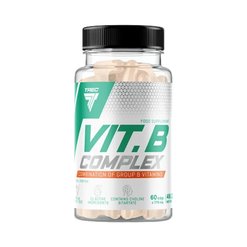 Vit. B-Complex | Vitamin B Group Completion / 60 капсули, 60 дози - Trec Nutrition