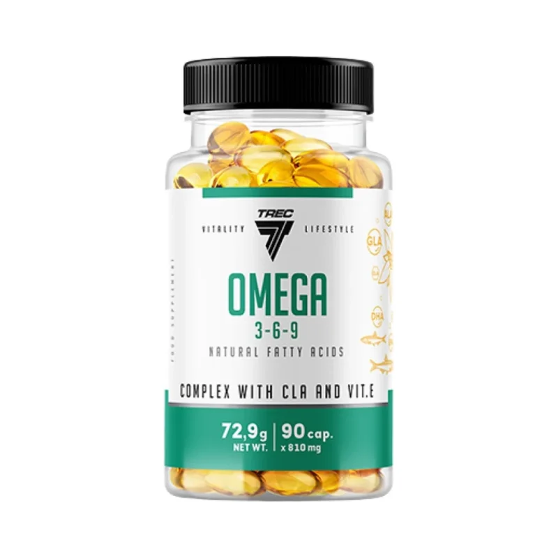 Omega 3-6-9 / 90 Гел капсули, 30 дози - Trec Nutrition