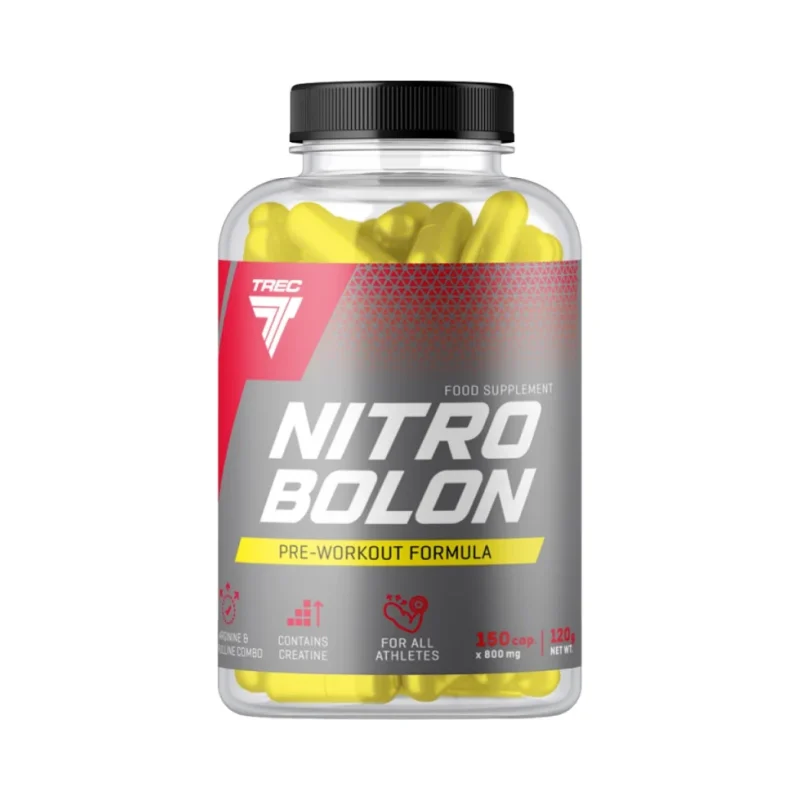 Nitrobolon | Stimulant-Free Pre-Workout Caps / 150 капсули, 37 дози - Trec Nutrition
