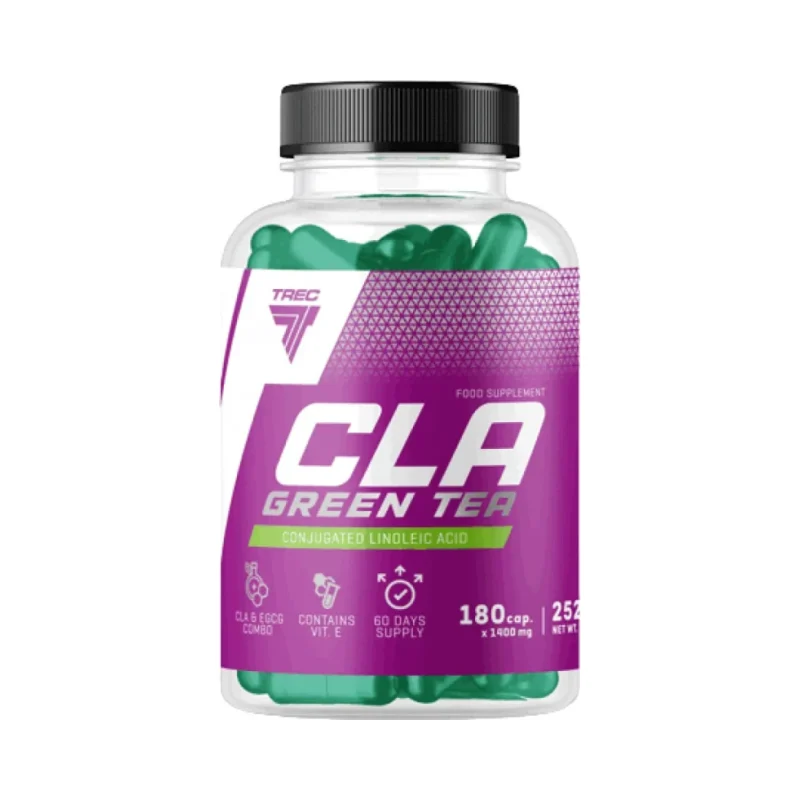 CLA + Green Tea / 180 Гел капсули - Trec Nutrition