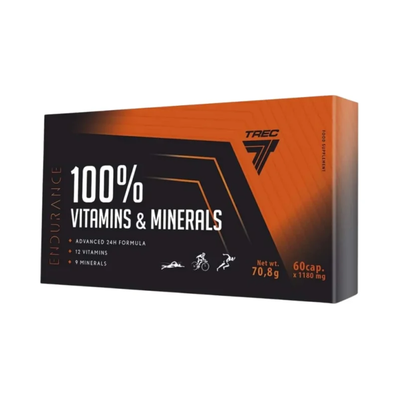 100% Vitamins & Minerals | Endurance / 60 капсули, 30 дози - Trec Nutrition