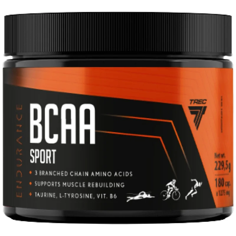 BCAA Endurance Sport Caps | with L-Tyrosine / 180 капсули, 20 дози
