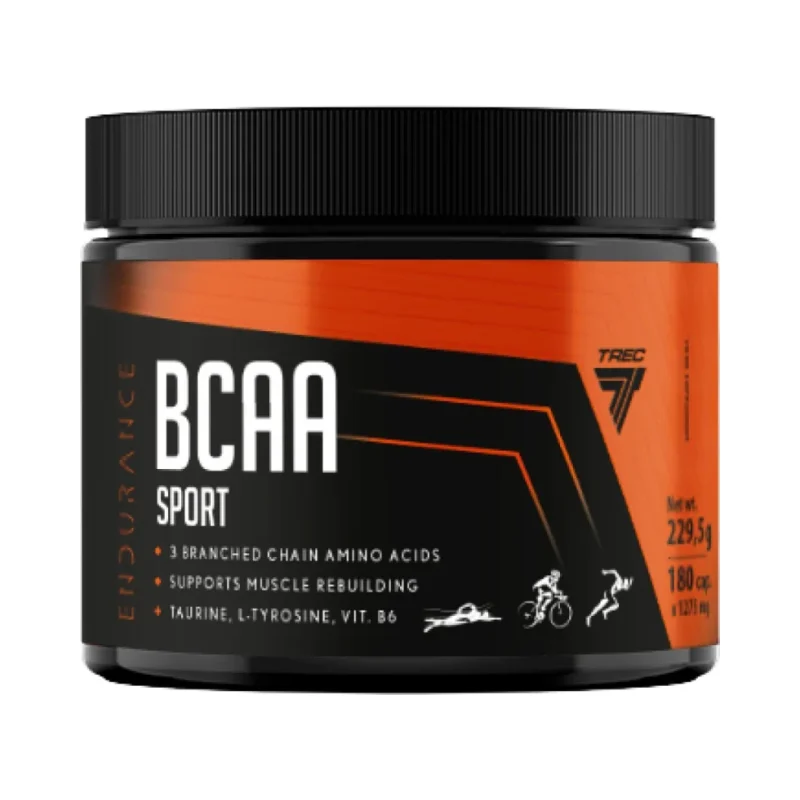 BCAA Endurance Sport Caps | with L-Tyrosine / 180 капсули, 20 дози - Trec Nutrition