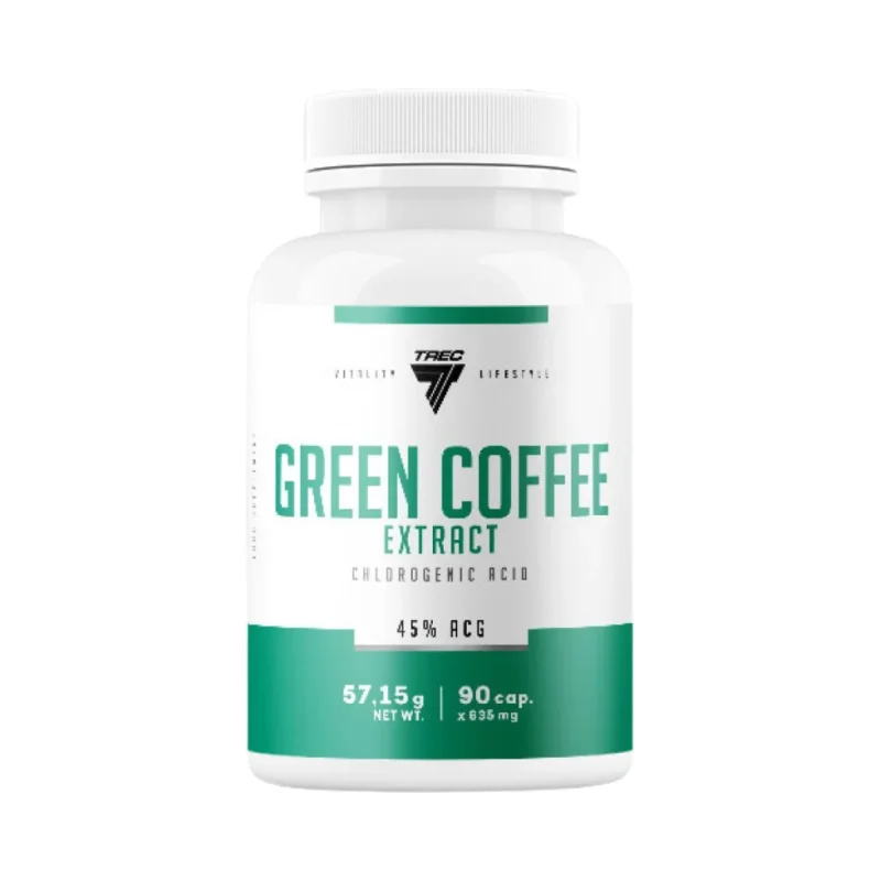 Green Coffee Extract 500 mg / 90 капсули, 90 дози - Trec Nutrition
