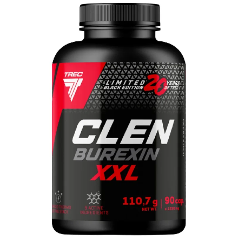 ClenBurexin XXL | 20 Years of Trec - Limited Black Edition / 90 капсули, 45 дози