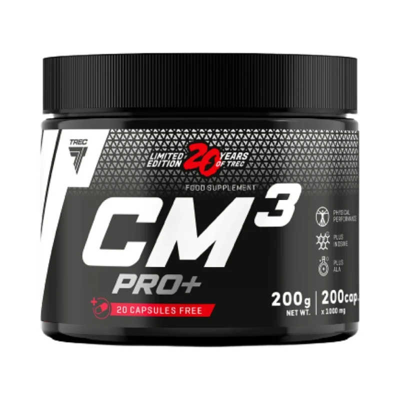 CM3 Pro+ | with Inosine & Alpha Lipoic Acid / 200 капсули, 22 дози - Trec Nutrition