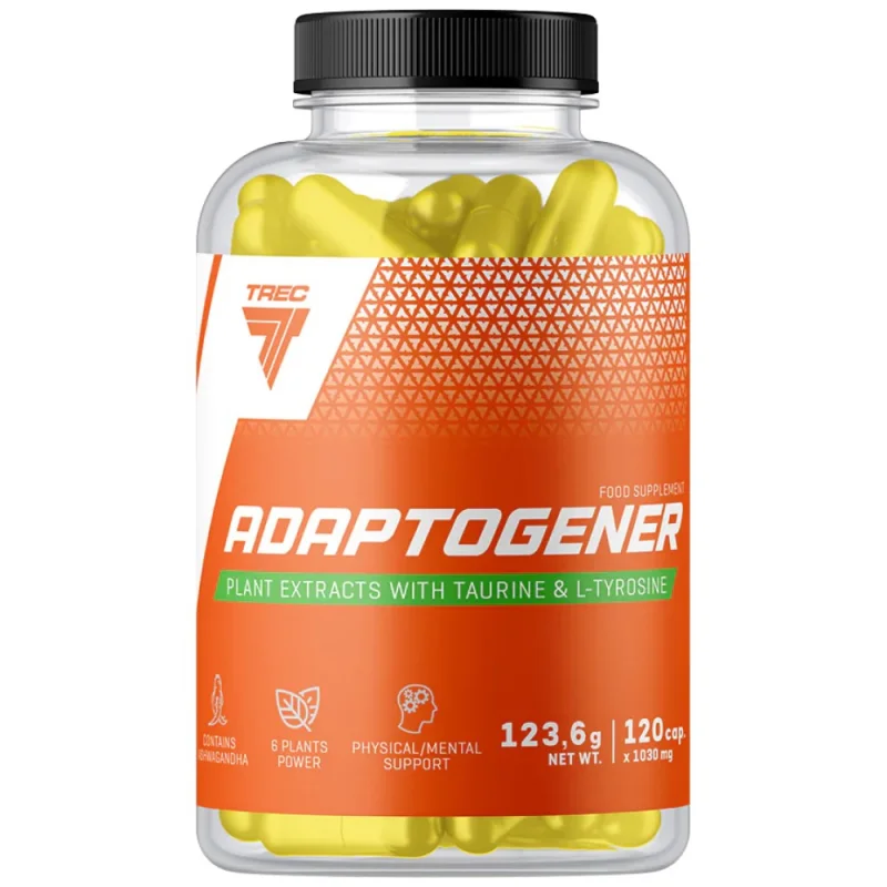 Adaptogener | with Ashwagandha, Rhodiola, L-Tyrosine / 120 капсули, 30 дози