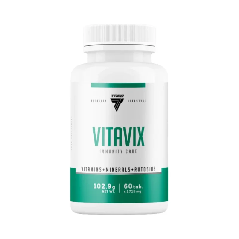 Vitavix Immunity Care | with Vitamin C, Zinc, Selenium, Vitamin D / 60 Таблетки, 60 дози - Trec Nutrition