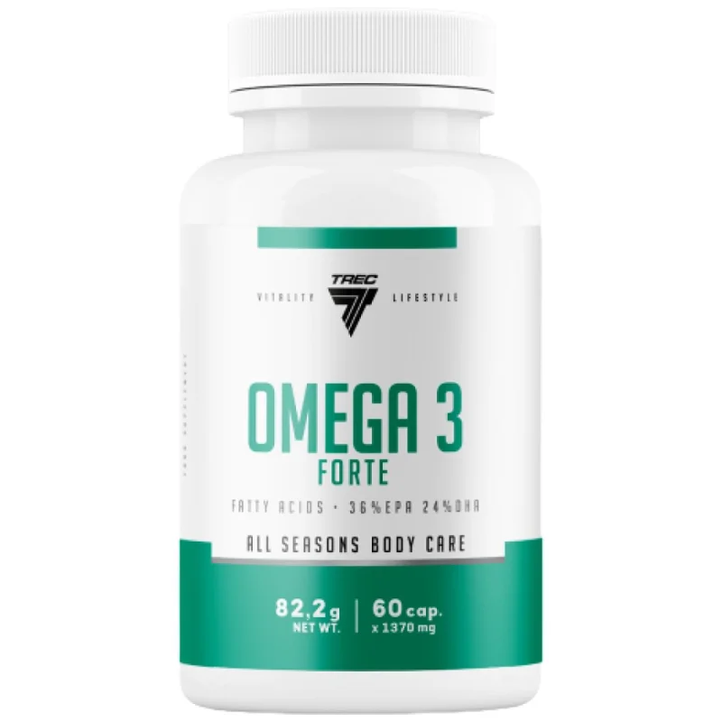 Omega 3 Forte 1000 mg | 60% EPA DHA / 60 Гел капсули, 60 дози