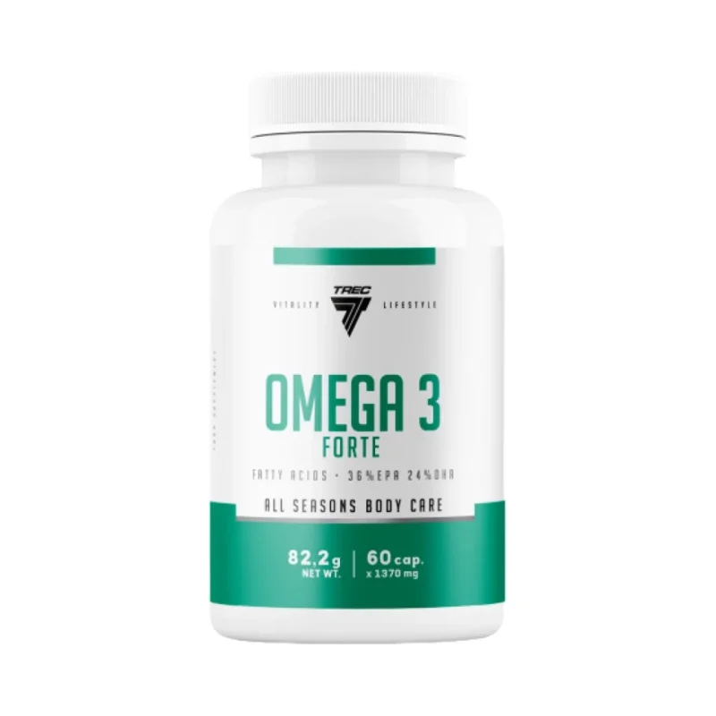 Omega 3 Forte 1000 mg | 60% EPA DHA / 60 Гел капсули, 60 дози - Trec Nutrition