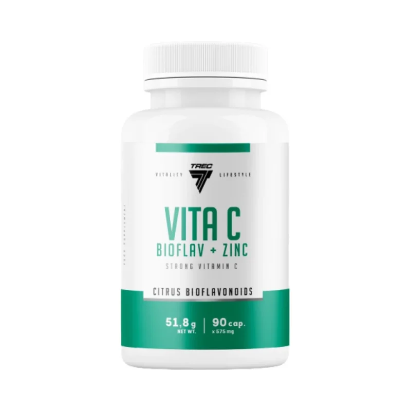 Vita C Bioflav + Zinc / 90 капсули, 30 дози - Trec Nutrition