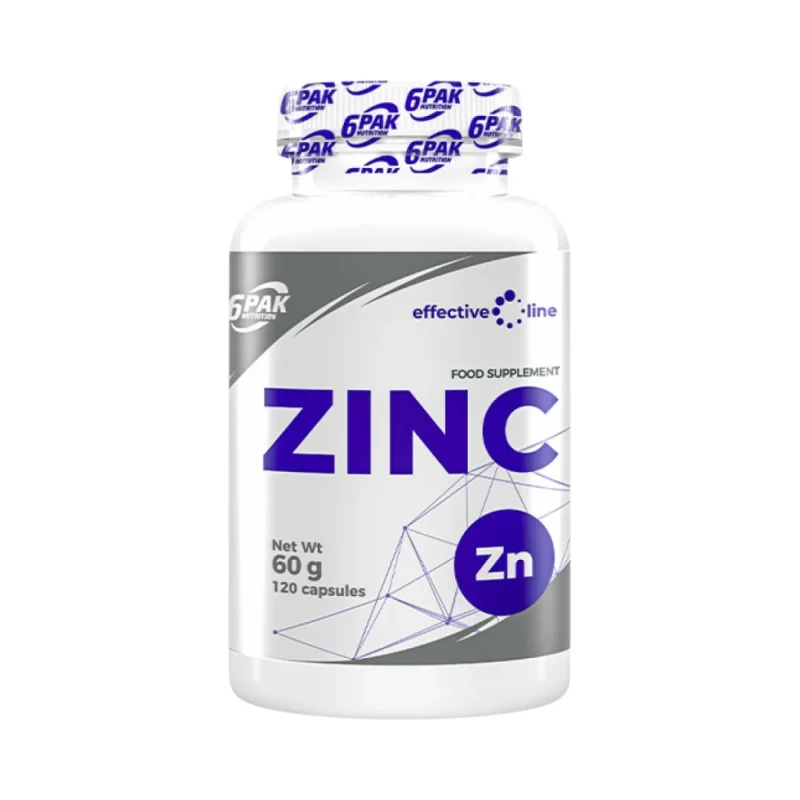 Zinc 15 mg / 120 капсули, 120 дози - 6PAK Nutrition