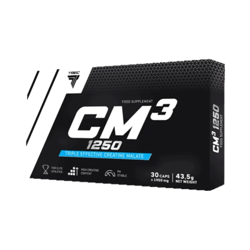 CM3 1250 | Tri-Creatine Malate / 90 капсули, 22 дози - Trec Nutrition