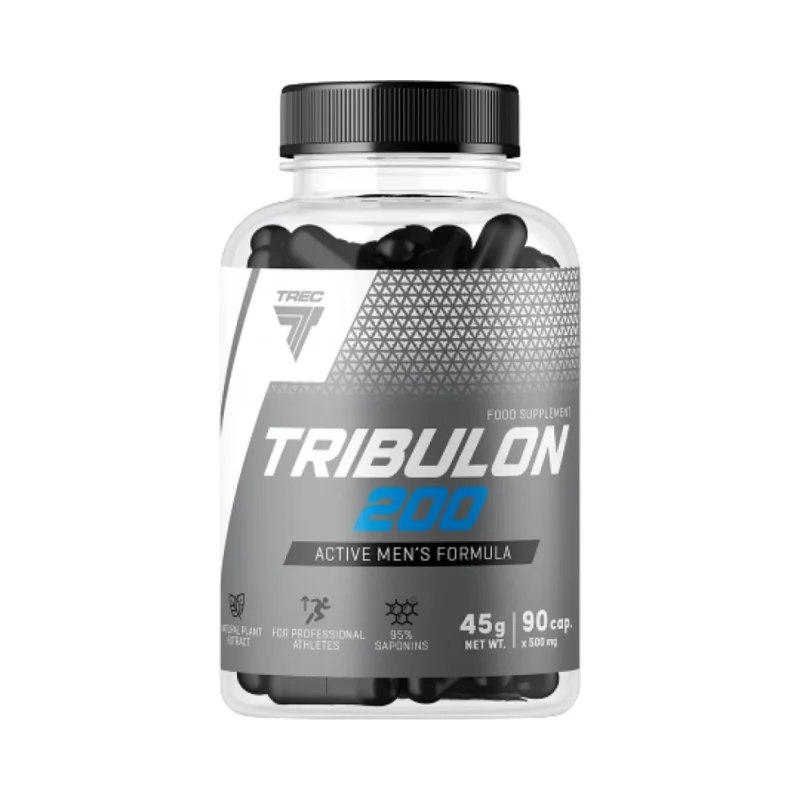Tribulon 200 - Tribulus Terrestris 95% / 90 капсули, 90 дози - Trec Nutrition