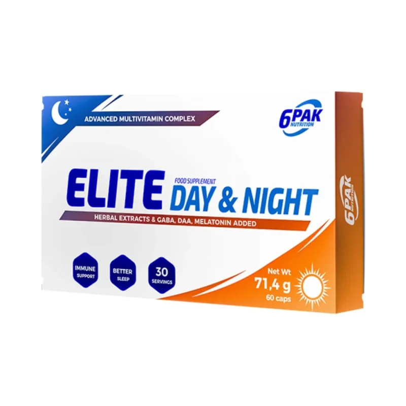 Elite Day & Night | Advanced Multivitamin Complex / 60 капсули, 30 дози - 6PAK Nutrition