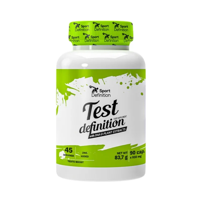 Test Definition | with DAA, Tribulus, Zinc & Magnesium / 90 капсули, 45 дози - Sport Definition