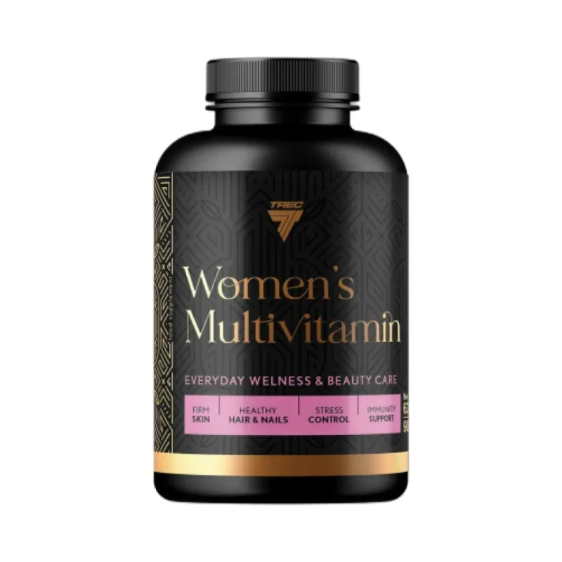 Women's Multivitamin | with Fish Collagen Peptides, Hyaluronic Acid, CoQ10, L-Carnitine, CLA & Green Tea / 90 капсули, 45 дози - Trec Nutrition