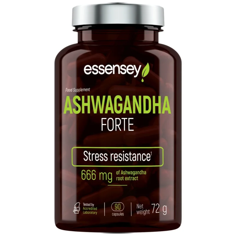 Ashwagandha Forte 666 mg / 90 капсули, 90 дози