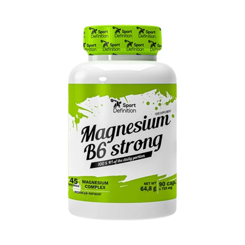 Magnesium + B6 Strong / 90 капсули, 90 дози - Sport Definition