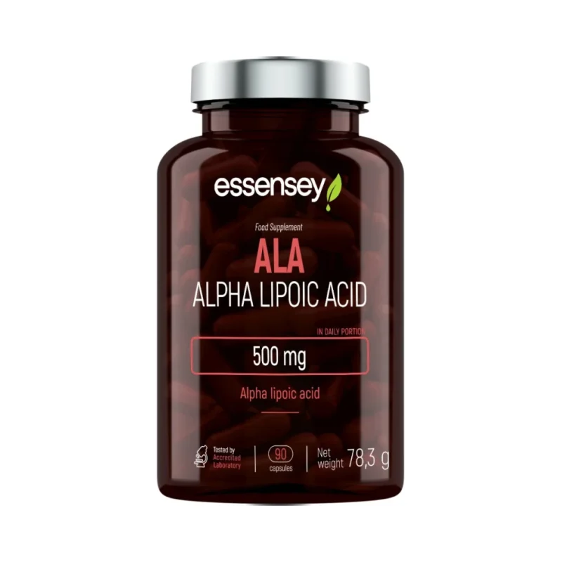 ALA | Alpha Lipoic Acid 500 mg / 90 капсули, 90 дози - Essensey