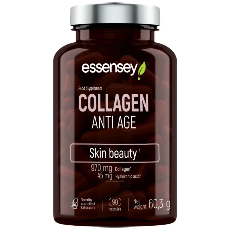Collagen Anti Age | with Vitamin C & Hyaluronic Acid / 90 капсули, 45 дози