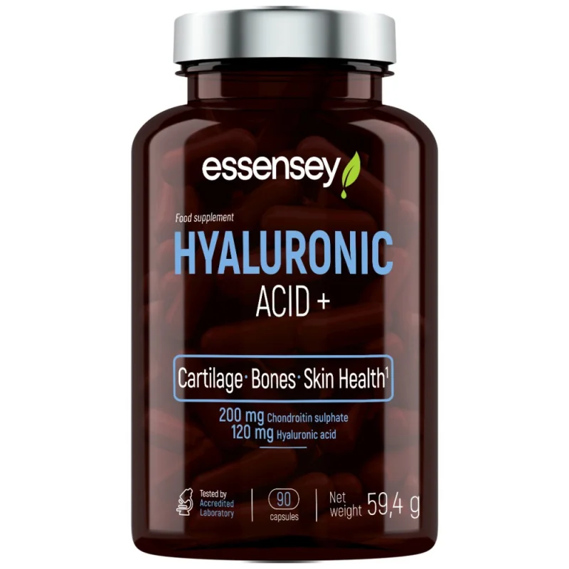 Hyaluronic Acid+ 120 mg / 90 капсули, 90 дози