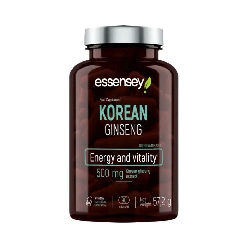 Korean Ginseng 500 mg / 90 капсули, 90 дози - Essensey