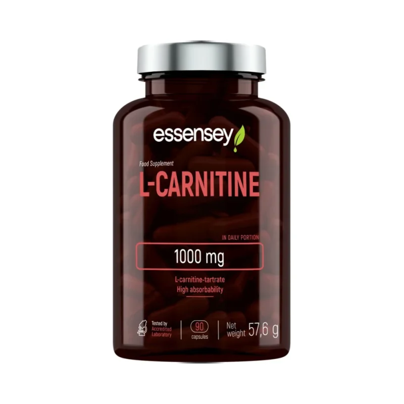 L-Carnitine 500 mg / 90 капсули, 45 дози - Essensey