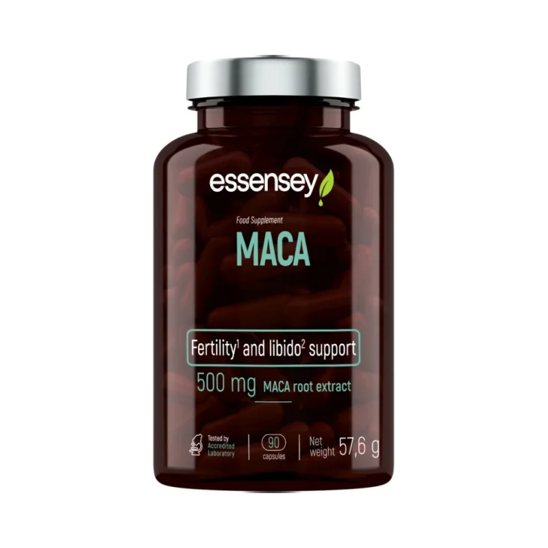 Maca 500 mg / 90 капсули, 90 дози - Essensey