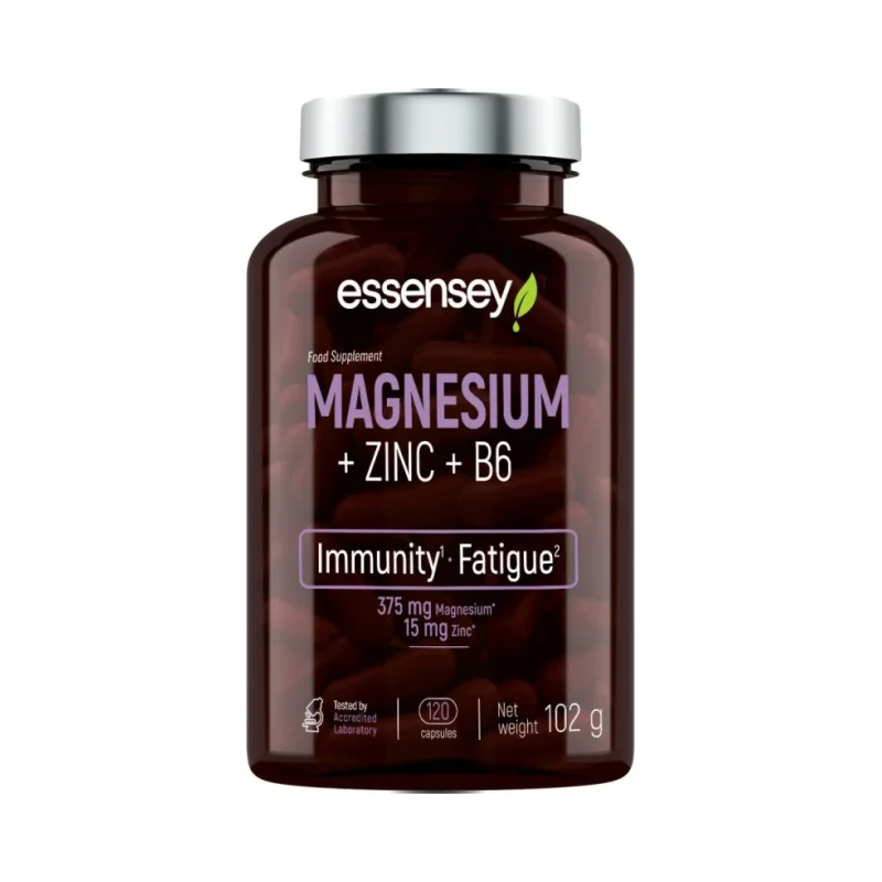 Magnesium + Zinc + B6 / 120 капсули, 60 дози - Essensey