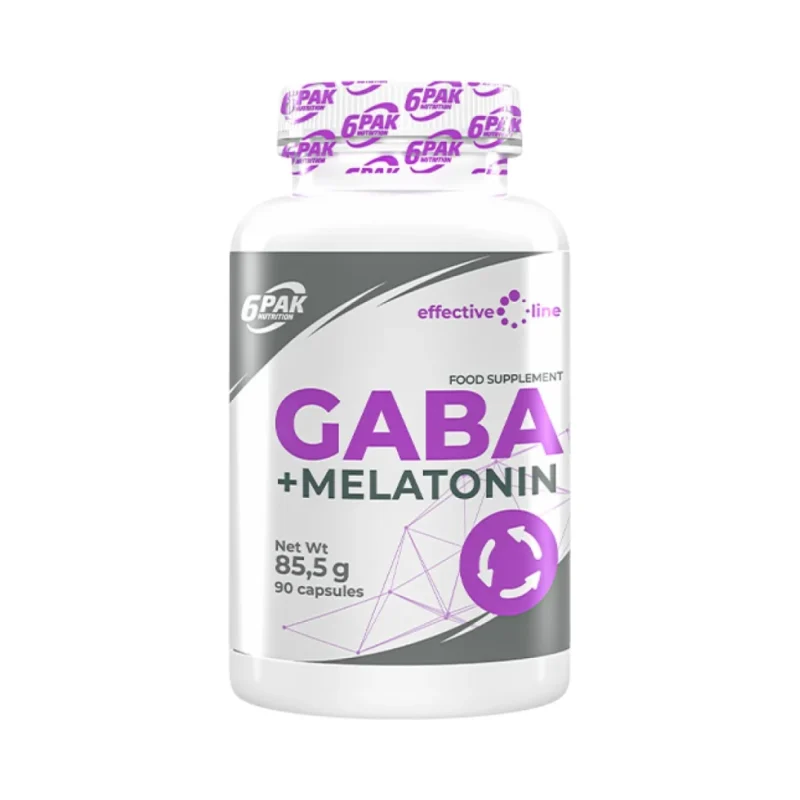 GABA + Melatonin / 90 капсули, 90 дози - 6PAK Nutrition