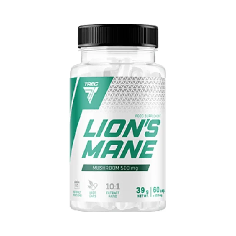 Lion's Mane 500 mg (60 дози) / 60 капсули - Trec Nutrition