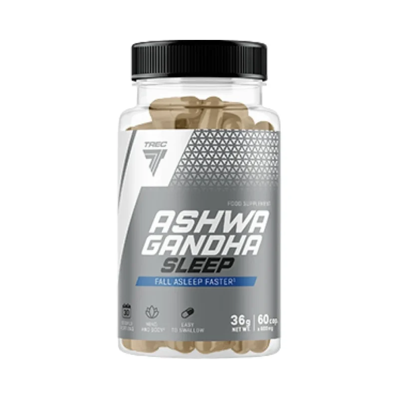 Ashwagandha Sleep | with Melatonin, GABA & L-Tryptophan (30 дози) / 60 капсули - Trec Nutrition