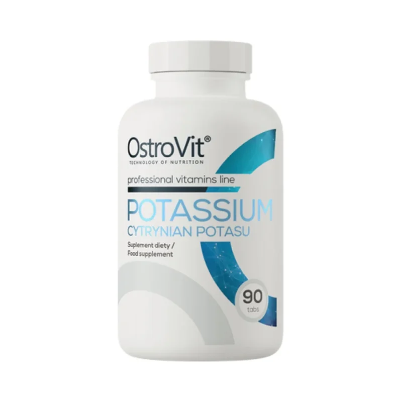 Potassium Citrate 350 mg / 90 Таблетки, 30 дози - OstroVit