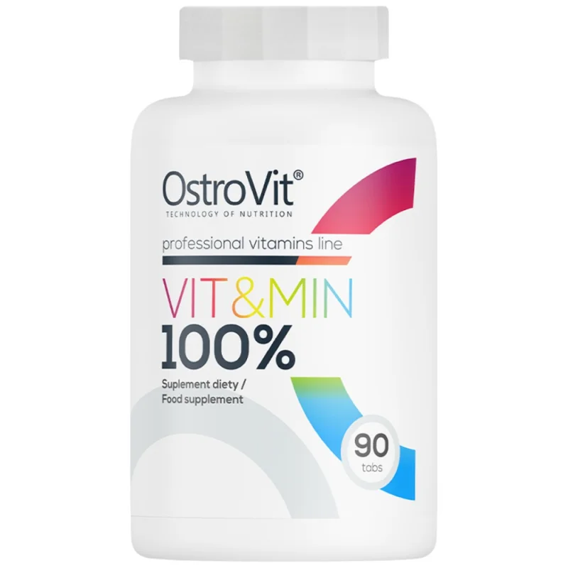 100% Vit&Min / 90 Таблетки, 45 дози