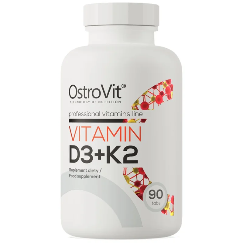 Vitamin D3 2000 + K2 100 mcg (90 дози) / 90 Таблетки