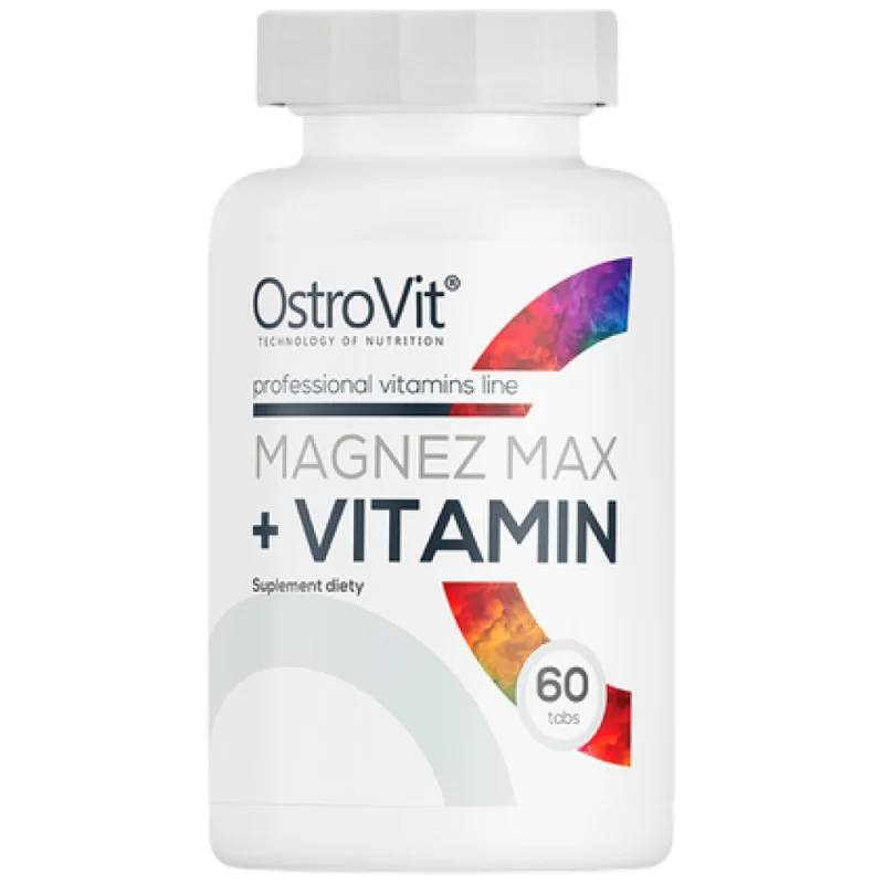 Magnez MAX + Vitamin / 60 Таблетки, 60 дози