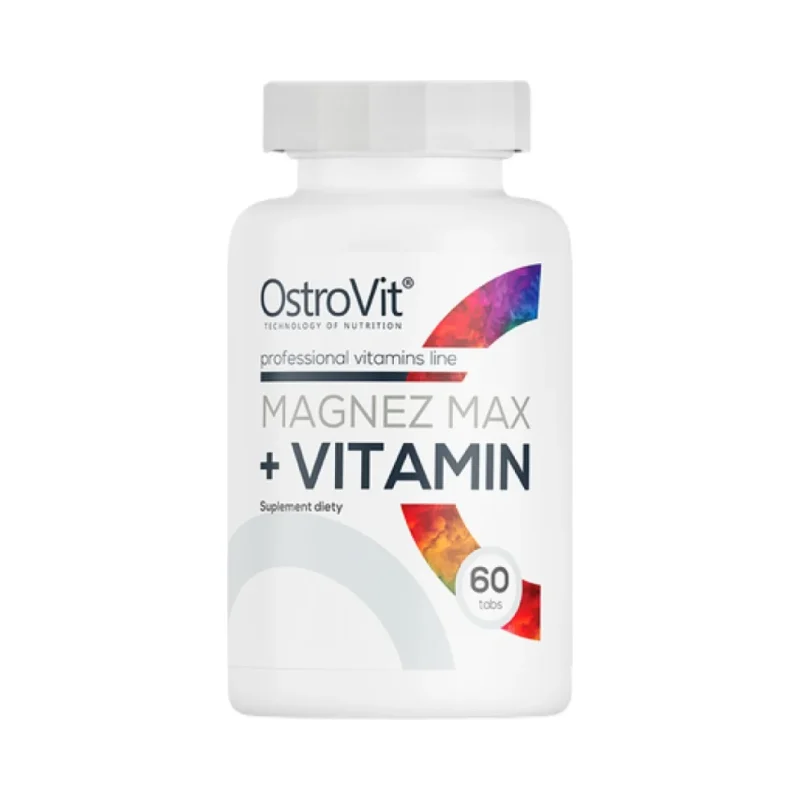 Magnez MAX + Vitamin / 60 Таблетки, 60 дози - OstroVit