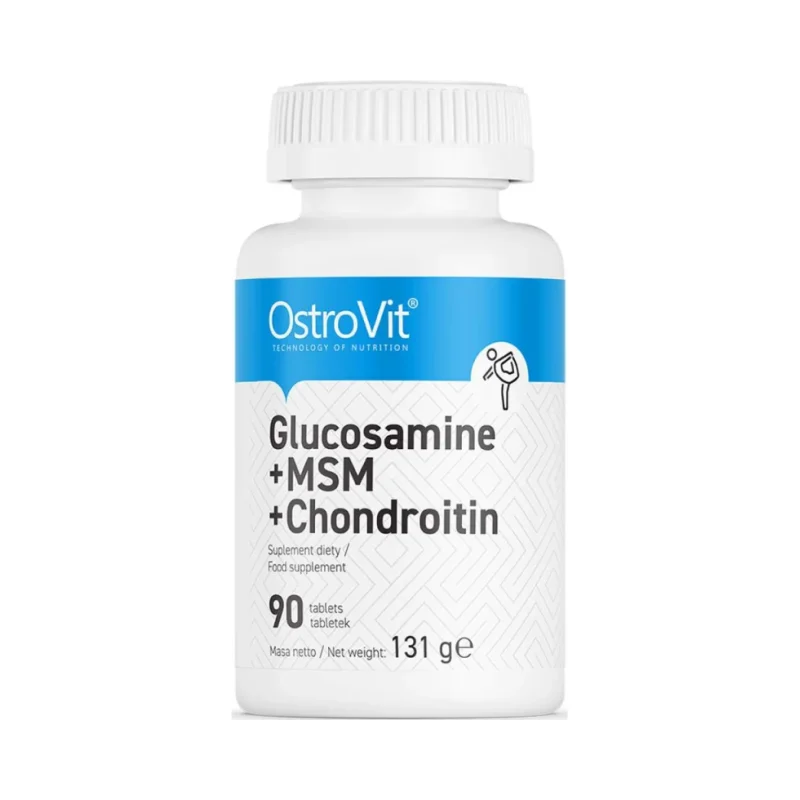 Glucosamine + MSM + Chondroitin / 90 Таблетки, 45 дози - OstroVit
