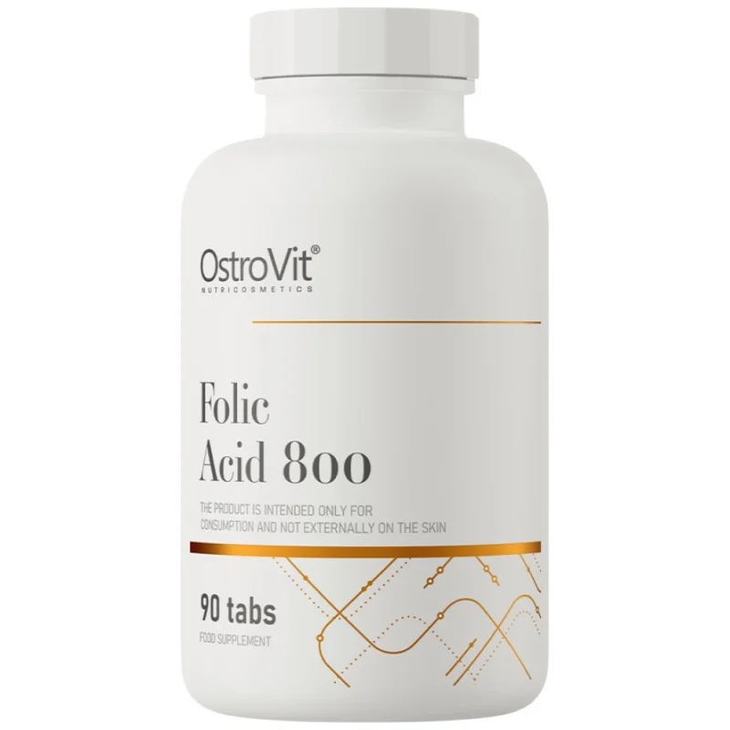 Folic Acid 800 mcg / 90 Таблетки, 90 дози