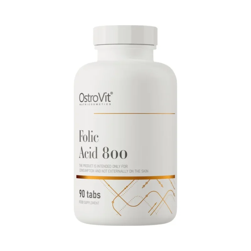 Folic Acid 800 mcg / 90 Таблетки, 90 дози - OstroVit