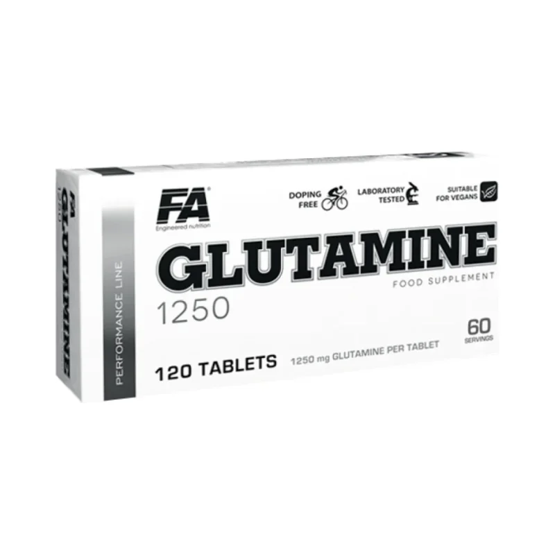 Glutamine 1250 (60 дози) / 120 Таблетки - FA Nutrition