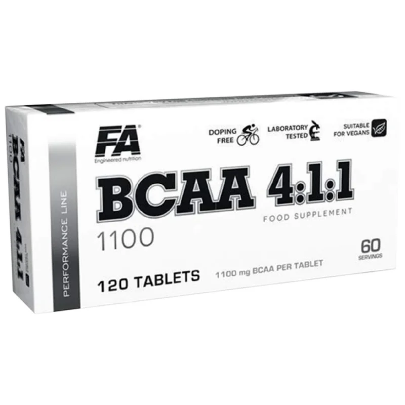 BCAA 4:1:1 1100 (60 дози) / 120 Таблетки