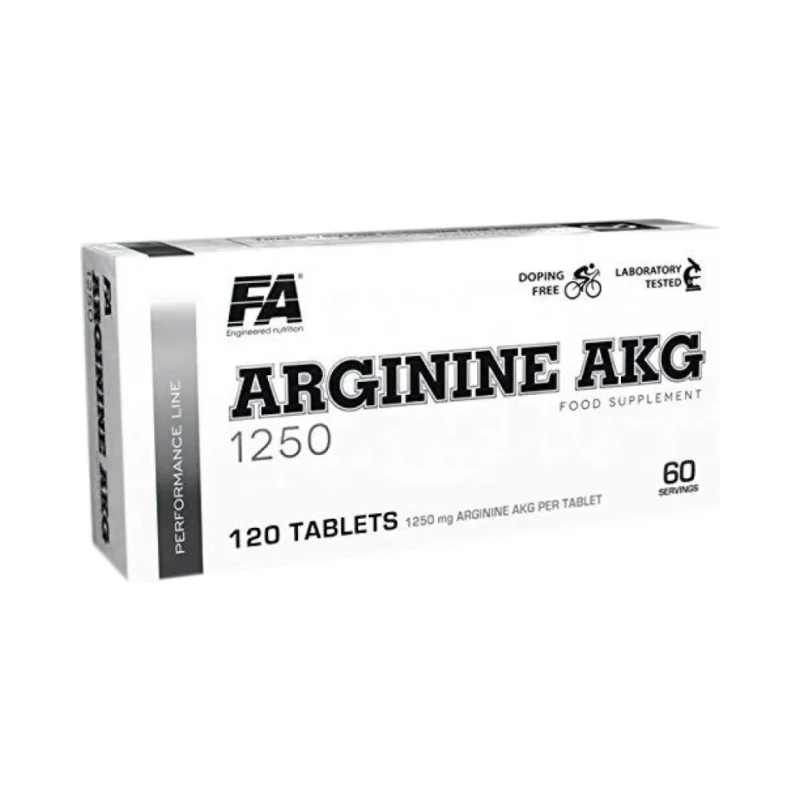 Arginine AKG / AAKG 1250 mg (60 дози) / 120 Таблетки - FA Nutrition