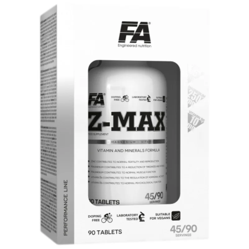Z-Max / ZMA (45 дози) / 90 Таблетки